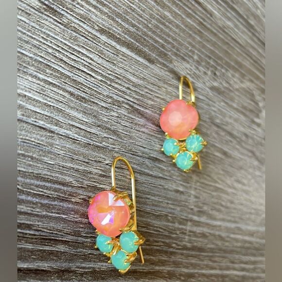 BohemianāpinkāearringsāA190 - Picture 3 of 4